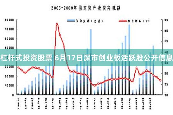 杠杆式投资股票 6月17日深市创业板活跃股公开信息