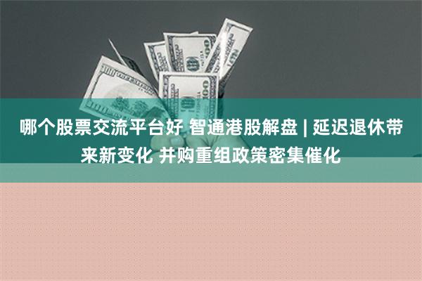 哪个股票交流平台好 智通港股解盘 | 延迟退休带来新变化 并