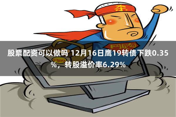 股票配资可以做吗 12月16日鹰19转债下跌0.35%，转股