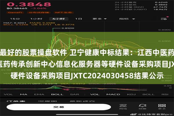 最好的股票操盘软件 卫宁健康中标结果：江西中医药大学附属医院